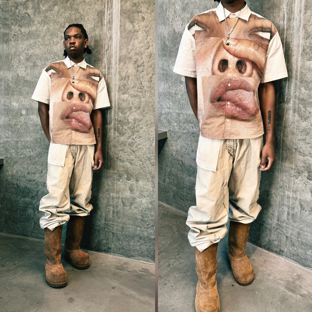 “SICK OF LIFE” BUTTON UP